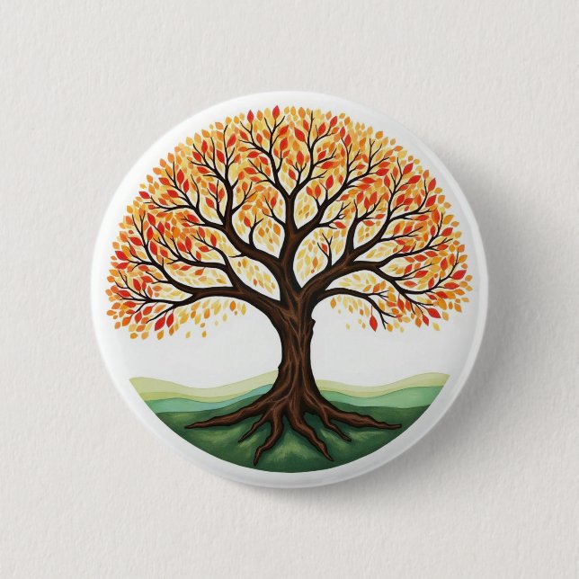 Tree of Life Button (Front)