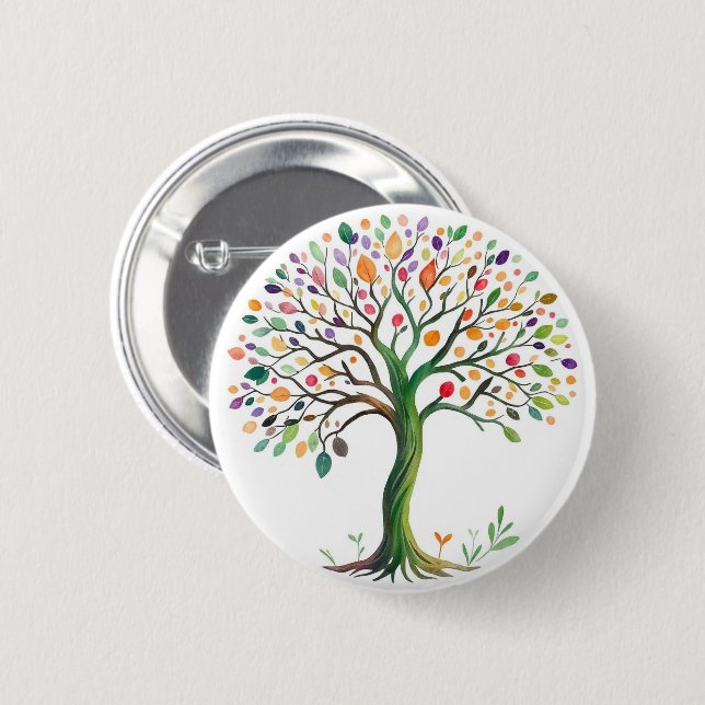 Tree of Life Button (Front & Back)