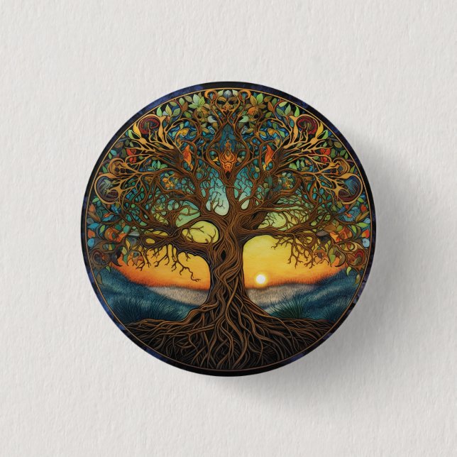 Tree of Life Button (Front)