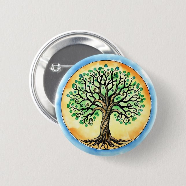 Tree of Life Button (Front & Back)