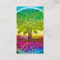 Tree of Life by Amelia Carrie Business Card