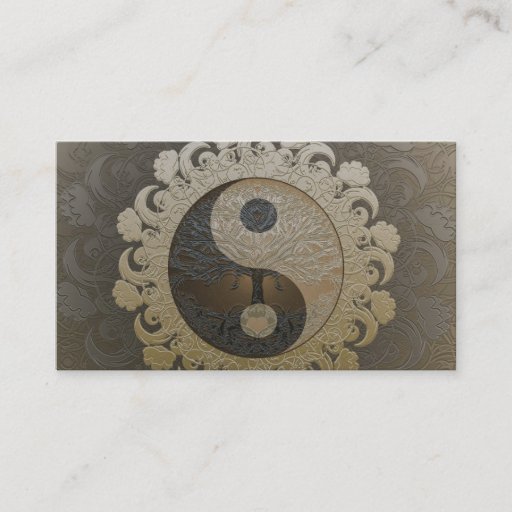 Customizable Tree of Life by Amelia Carrie Business Card Template