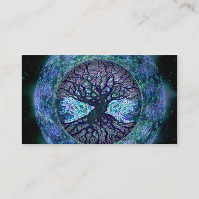 Tree of Life by Amelia Carrie Business Card (Front)