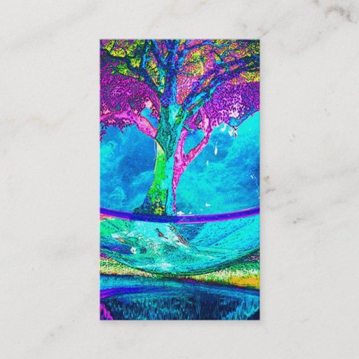 Customizable Tree of Life by Amelia Carrie Business Cards