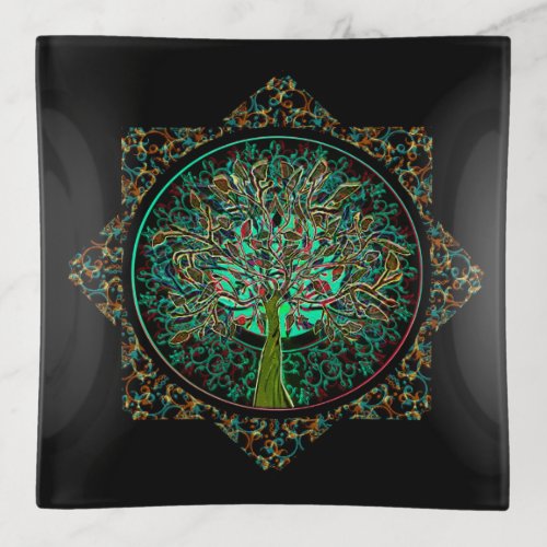 Tree of Life by Amelia Carrie Trinket Tray