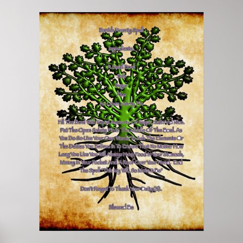 Tree of Life  by Carolyn thewitchescorner  Poster