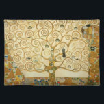 Tree of Life by Gustav Klimt Cloth Placemat<br><div class="desc">Beautiful painting "Tree of Life" by Gustav Klimt,  1909.</div>