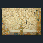 Tree of Life by Gustav Klimt Cloth Placemat<br><div class="desc">Beautiful painting "Tree of Life" by Gustav Klimt,  1909.</div>