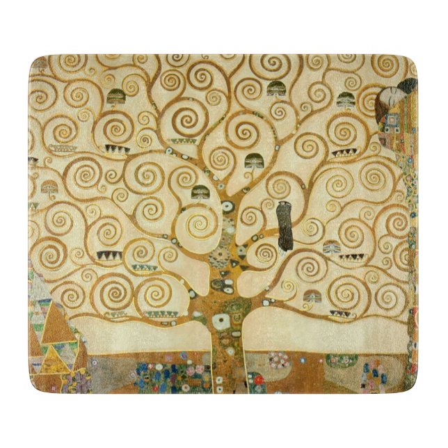 Tree of Life by Gustav Klimt Cutting Board (Front)