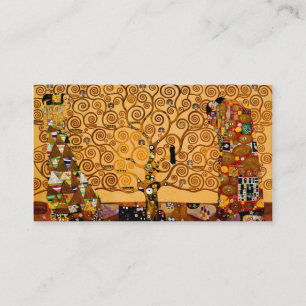 Tree of Life by Gustav Klimt Fine Art Business Card