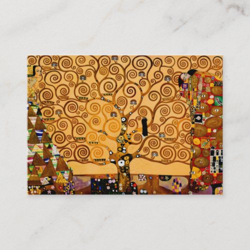 Tree of Life by Gustav Klimt Fine Art Business Card