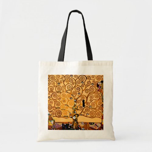 Tree of Life by Gustav Klimt Fine Art Tote Bag