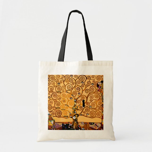 Tree of Life by Gustav Klimt Fine Art Tote Bag (Front)