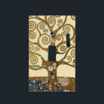 Tree of Life by Gustav Klimt Light Switch Cover<br><div class="desc">klimt,  tree,  life,  "tree of life",  vintage,  art,  famous,  masterpiece, classic,  classical,  "Gustav Klimt",  gustav,  retro,  nouveau,  "art nouveau",  beige,  brown,  yellow,  painting,  1909,  gold,  swirls,  swirling,  branches,  branch,   "classic art",  "classical art",  "famous art",  spiral,  stylish,  sophisticated,  elegant, </div>