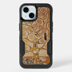 Tree of Life by Gustav Klimt, Stylized Art Nouveau iPhone 15 Case