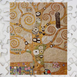 Tree of Life by Gustav Klimt, Stylized Art Nouveau Jigsaw Puzzle<br><div class="desc">Tree of Life (1905-1911) by Gustav Klimt. The Tree of Life is a vintage Art Nouveau painting featuring the tree of knowledge calling into question the black bird of prey, the symbol of death. The normal life cycle as understood by Freud and Klimt. The Stoclet Frieze is a series of...</div>