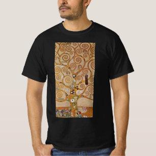 Tree of Life by Gustav Klimt, Stylized Art Nouveau T-Shirt