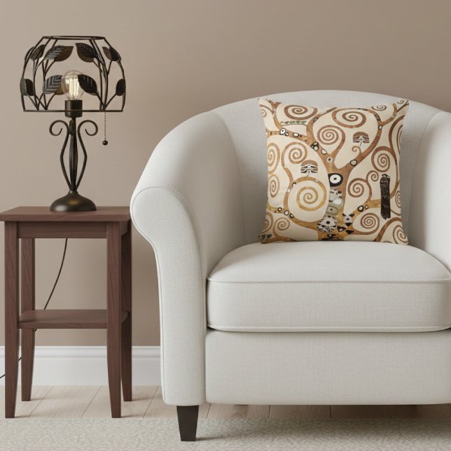 Tree of Life by Gustav Klimt Throw Pillow (Creator Uploaded)