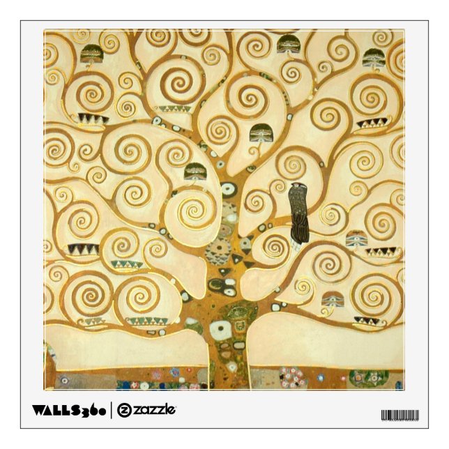 Tree of Life by Gustav Klimt Wall Sticker (Front)