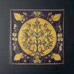 Tree of Life by kedoki black gold embroidery Throw Tapestry<br><div class="desc">Tree of Life by kedoki black gold embroidery</div>
