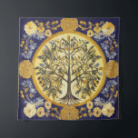 Tree of Life by kedoki Blue Gold embroidery  Tapestry<br><div class="desc">Tree of Life by kedoki Blue Gold embroidery</div>