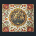 Tree of Life by kedoki Orange Green White  Duvet Cover<br><div class="desc">Tree of Life by kedoki Orange Green White</div>
