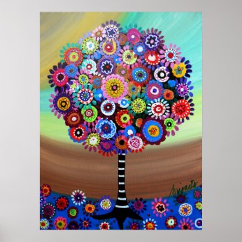Tree Of Life By Prisarts Poster by prisarts at Zazzle