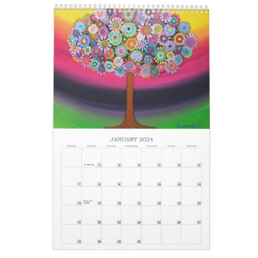 Tree of Life Calendar Zazzle