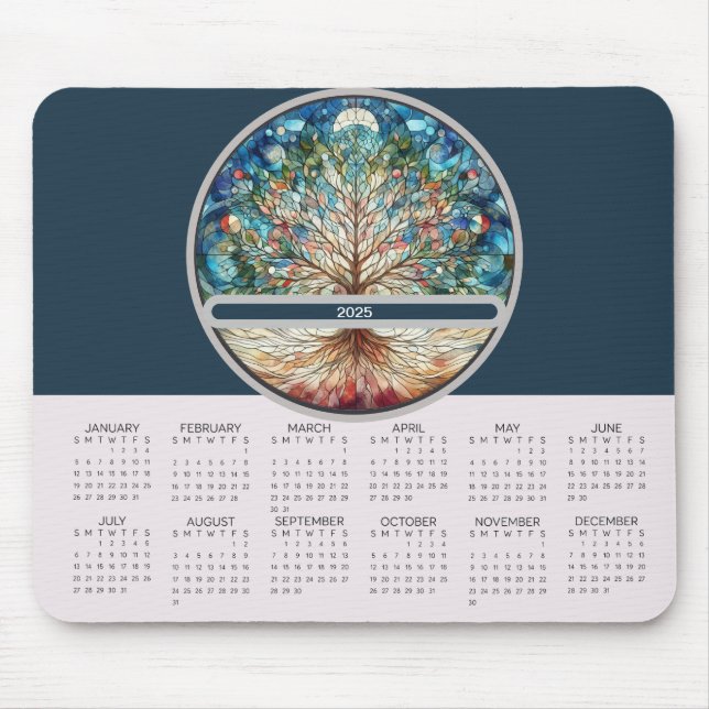 Tree of Life Calendar Mouse Pad (Front)