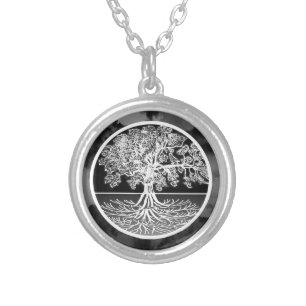 Tree of Life Calming Silver Plated Necklace