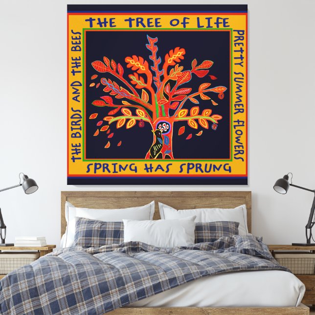 Tree of Life Canvas Print (Insitu(Bedroom))