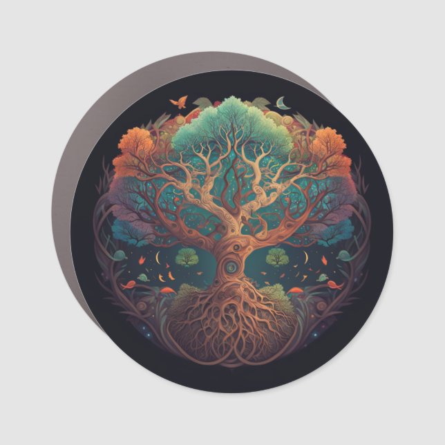 Tree of Life Car Magnet (Front)