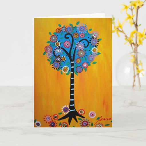 TREE OF LIFE CARD Zazzle