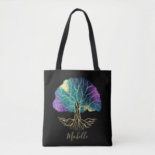 Tree of Life Celestial Mindfulness Tote Bag
