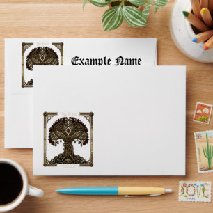 Tree of Life – Celtic Gothic Steampunk Envelope