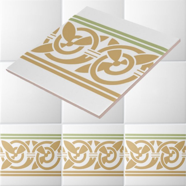 Tree Of Life Celtic Pattern Frieze Ceramic Tile (Creator Uploaded)