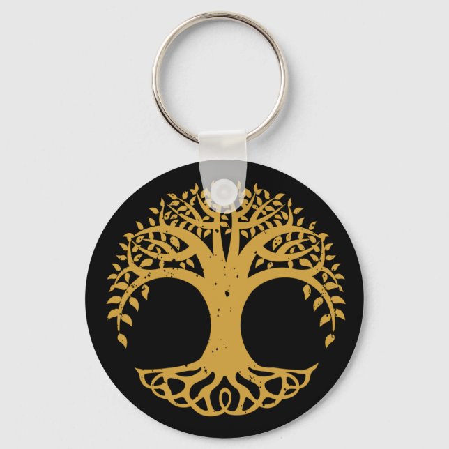 Tree of Life Celtic Symbol Keychain (Front)