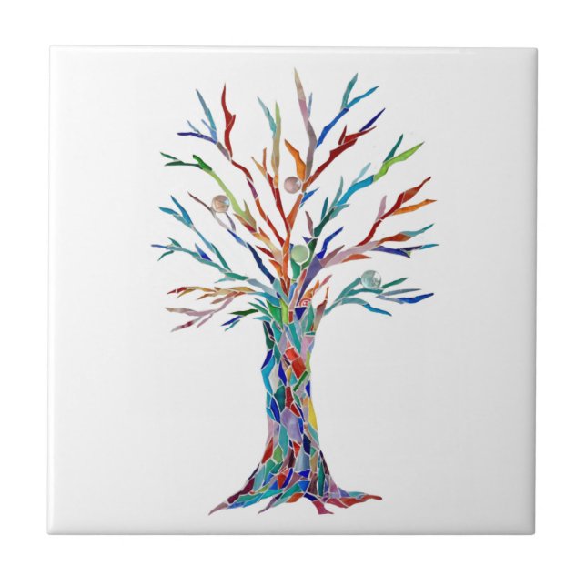 Tree of Life  Ceramic Tile (Front)