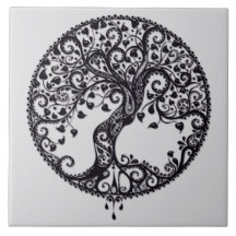 Tree of Life Ceramic Tile.