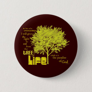 Tree of Life Christian Scripture button/badge Button