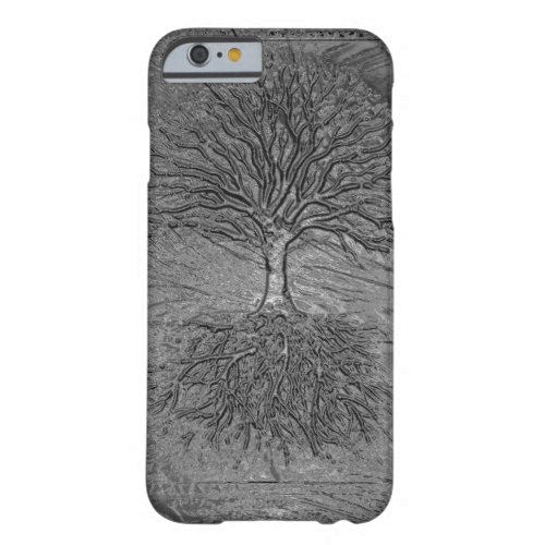 Tree of Life Chrome Barely There iPhone 6 Case