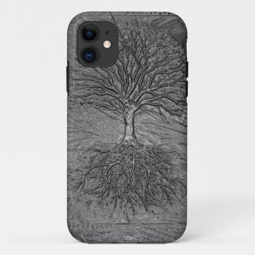 Tree of Life Chrome iPhone 11 Case