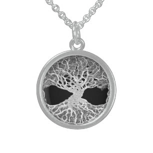 Tree of Life Circle of Life Sterling Silver Necklace