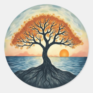 Tree of Life Classic Round Sticker