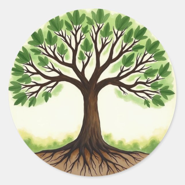 Tree of Life Classic Round Sticker (Front)