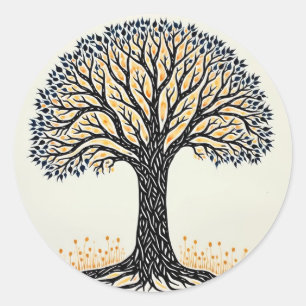 Tree of Life Classic Round Sticker