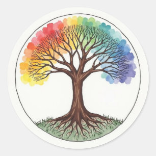 Tree of Life Classic Round Sticker