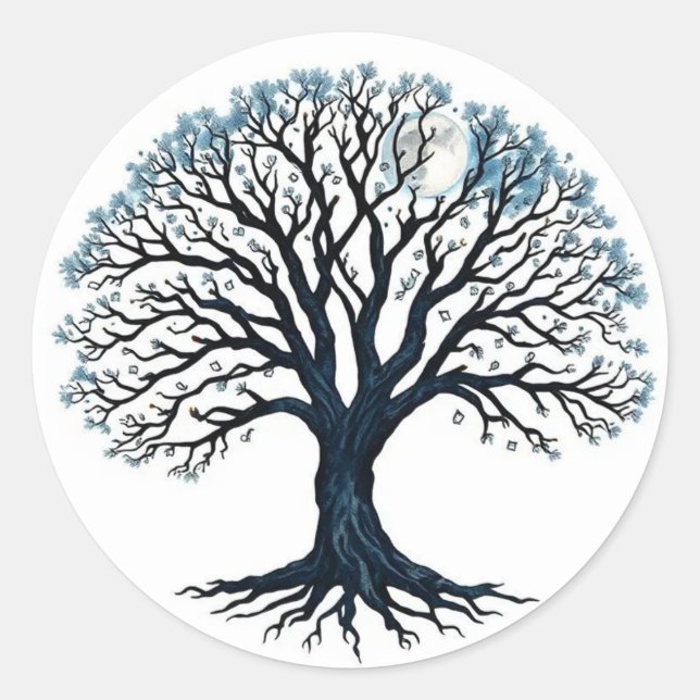 Tree of Life Classic Round Sticker (Front)