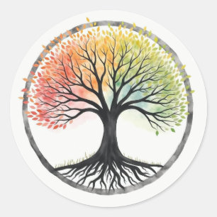 Tree of Life Classic Round Sticker