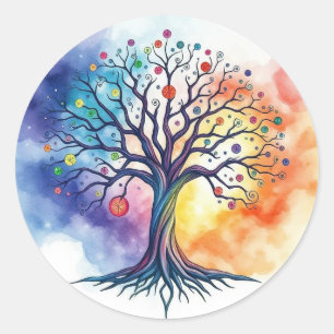 Tree of Life Classic Round Sticker